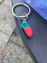 Load image into Gallery viewer, Strawberry key chain
